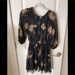 American Rag Dress Navy Floral